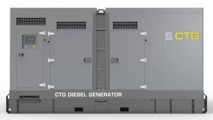 Дизельный генератор CTG 12M в кожухе с АВР